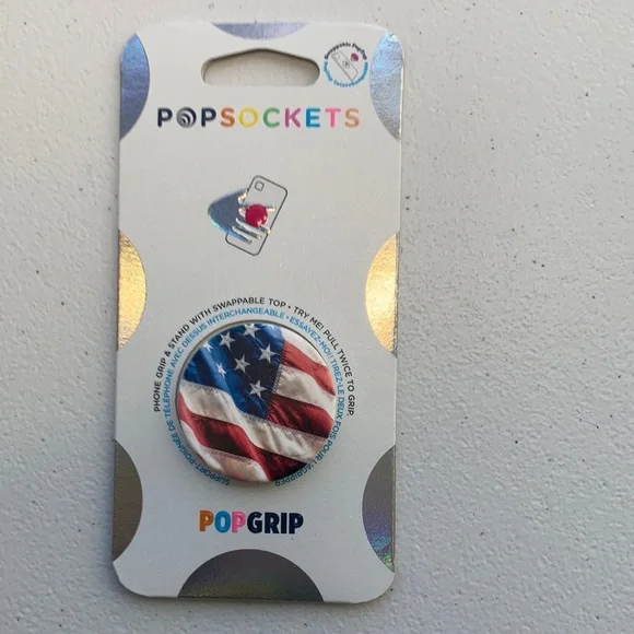 3/$15 Popsocket American flag print design - Picture 5 of 12